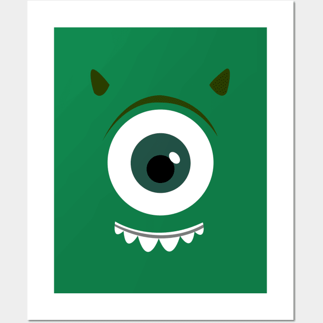 Mike Wazowski Wall Art by NotoriousMedia